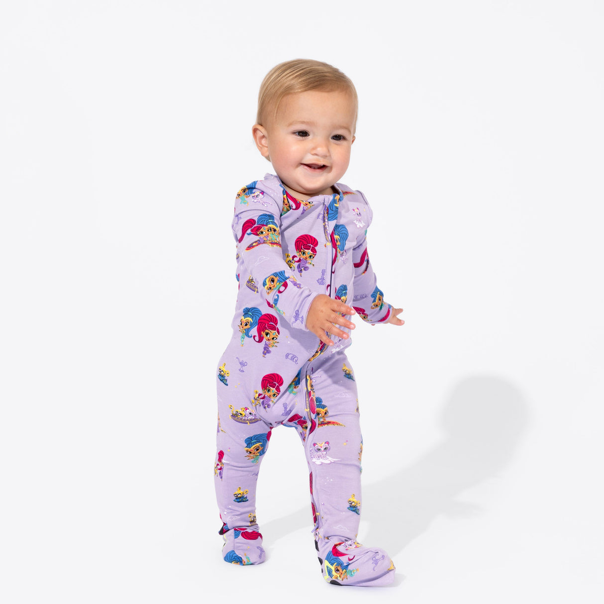Shimmer and Shine Bamboo Convertible Footie - HoneyBug