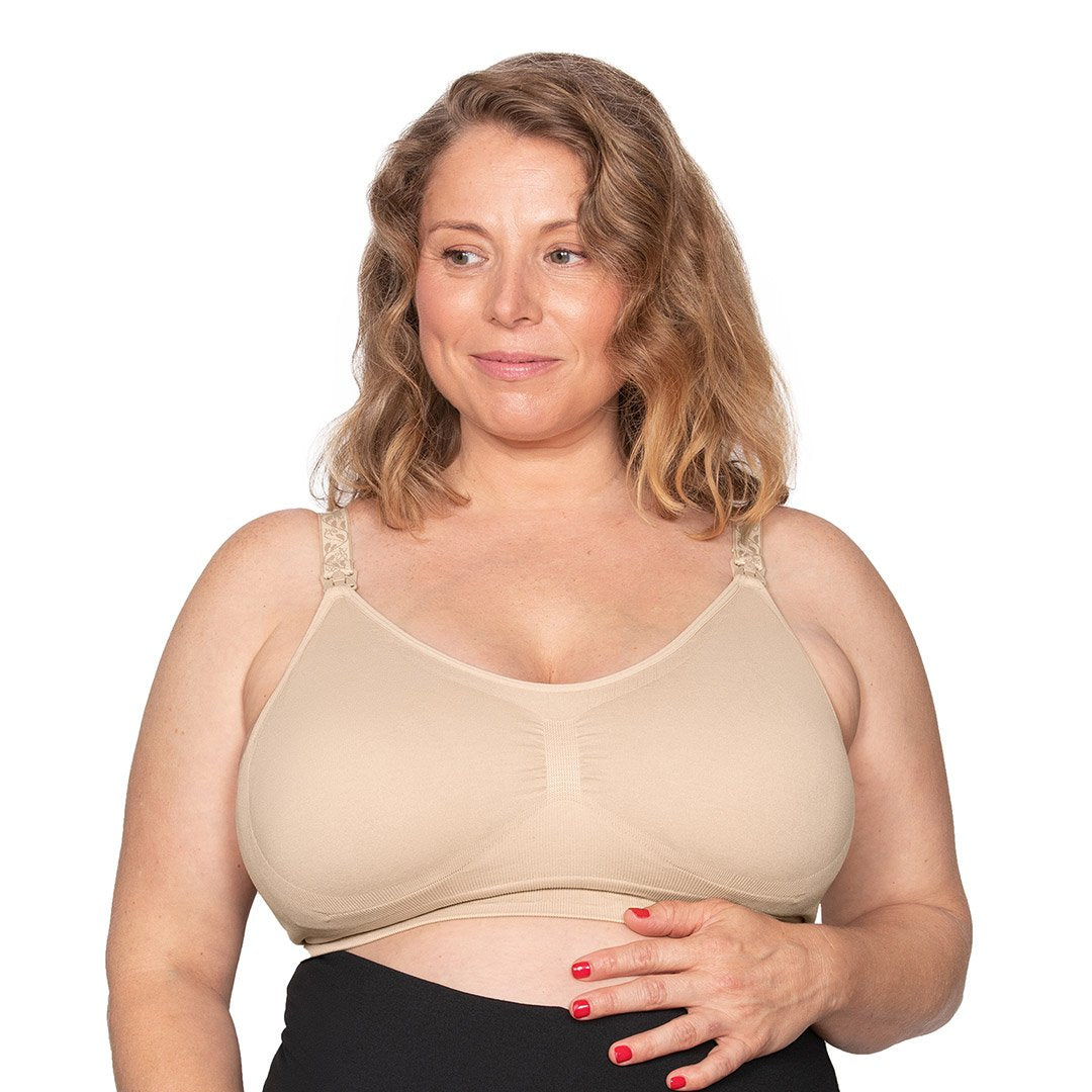 Simply Sublime® Nursing Bra | Beige - HoneyBug