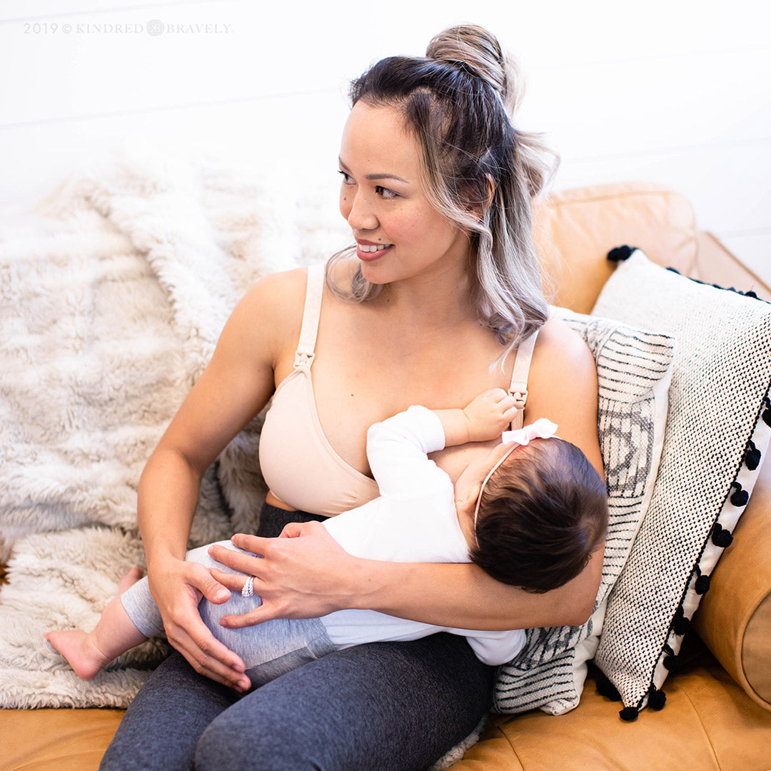 Simply Sublime® Nursing Bra | Beige - HoneyBug