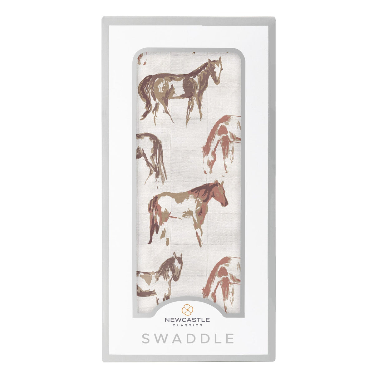Wild Horses Bamboo Swaddle