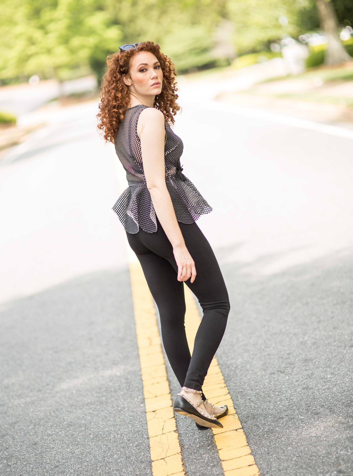 Snapback™ Postpartum Leggings - Black - HoneyBug