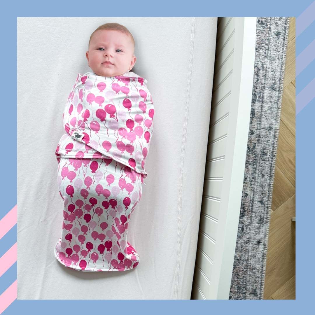 Snugababe Swaddle™ Sleep Pod - Pink Balloons