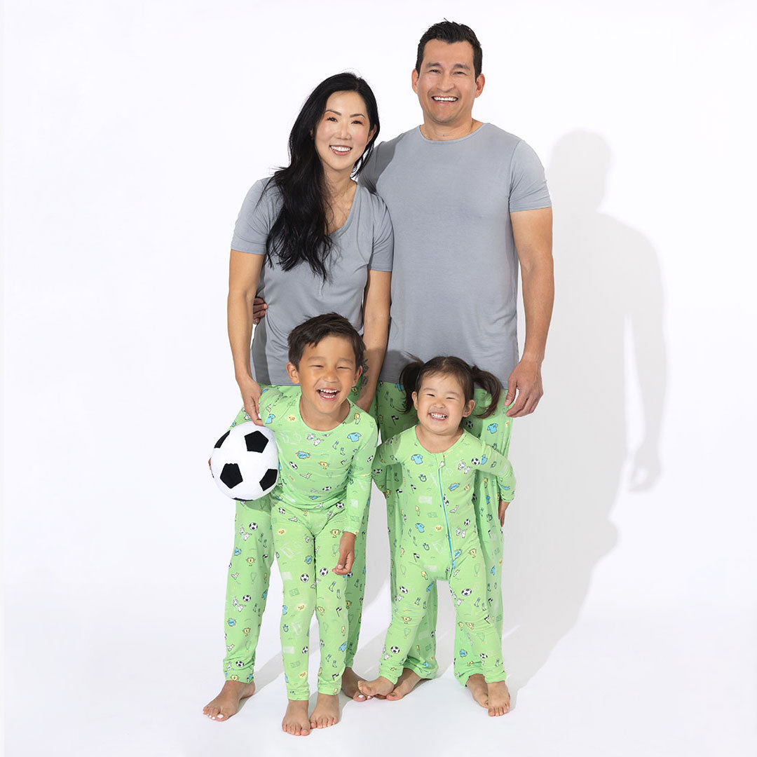 Soccer Bamboo Kids Pajamas - HoneyBug