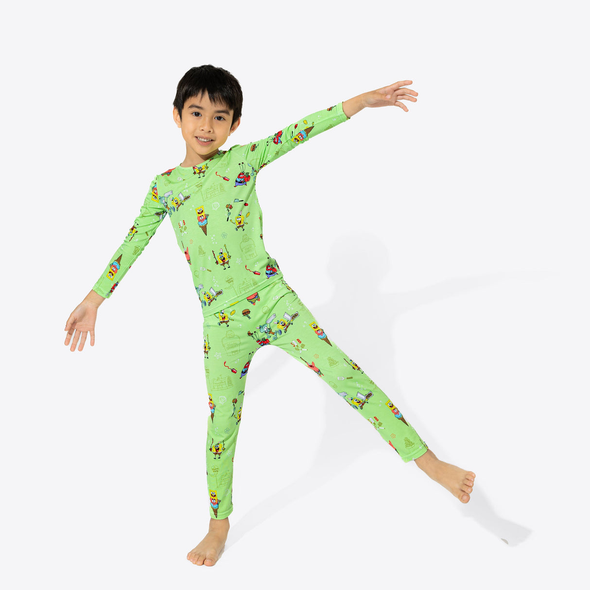 SpongeBob SquarePants: Foodie Bamboo Kids Pajamas - HoneyBug