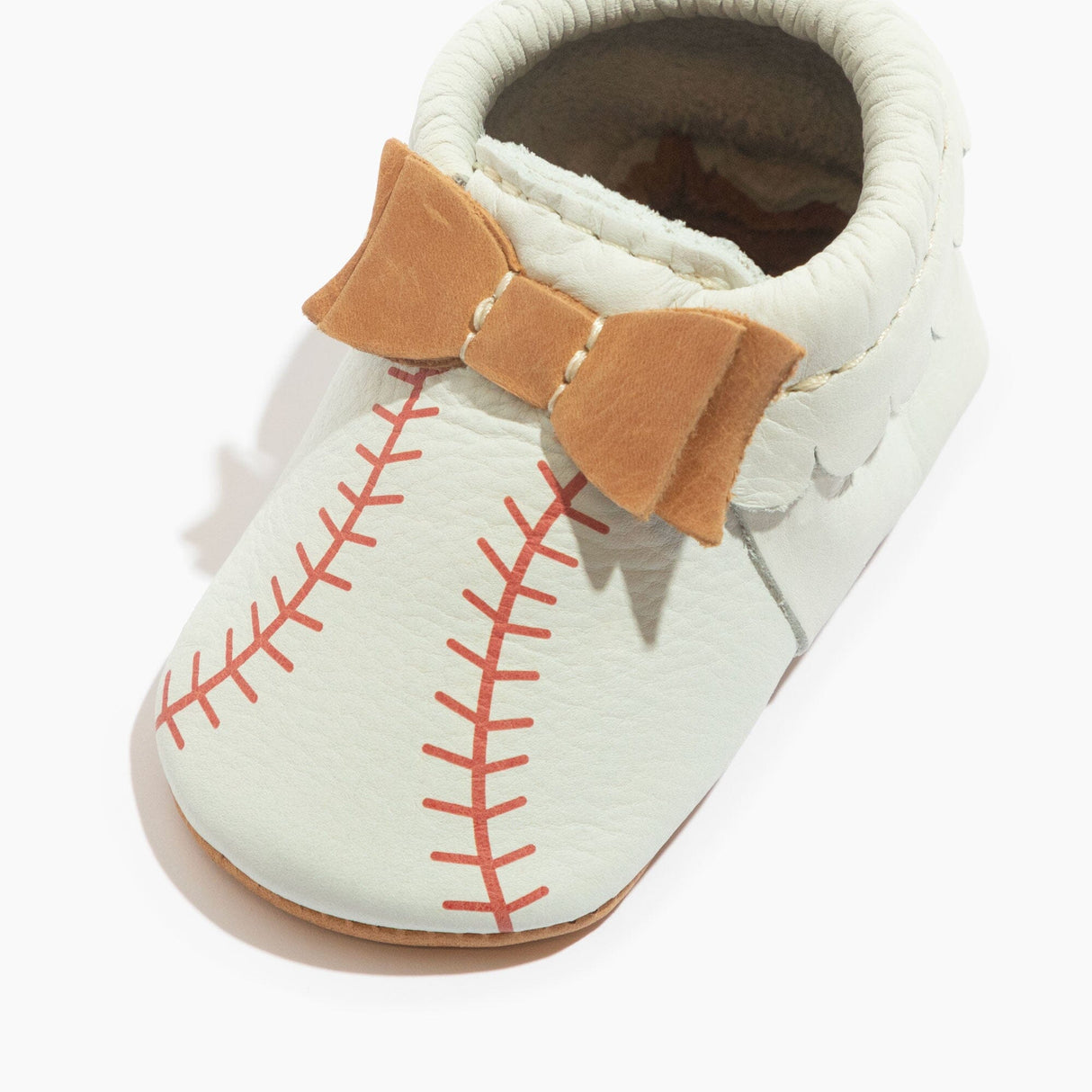 Spring Training Bow Baby Shoe - HoneyBug