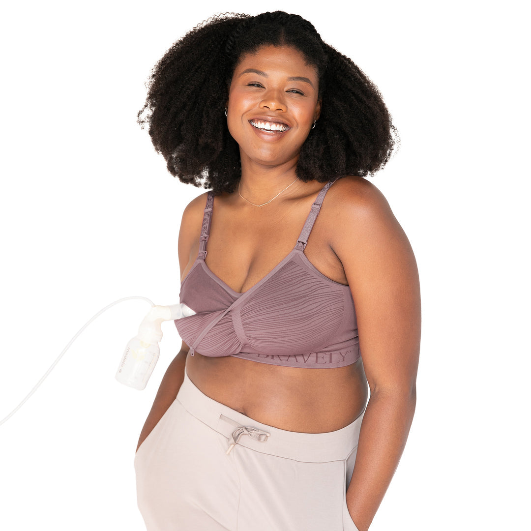 Sublime® Hands-Free Pumping & Nursing Bra | Twilight - HoneyBug