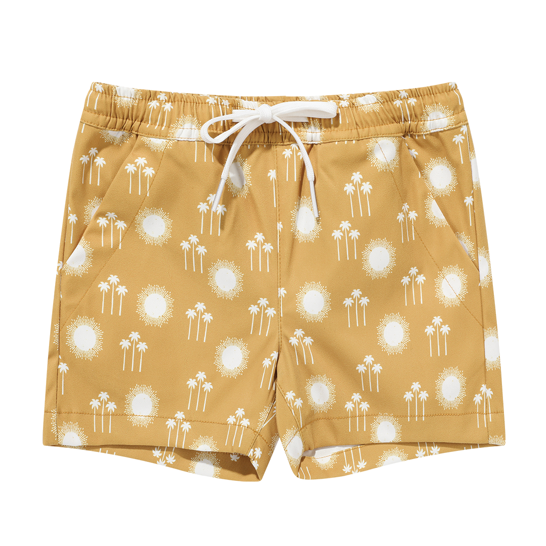 Sunny Days Boy Swim Trunks - HoneyBug