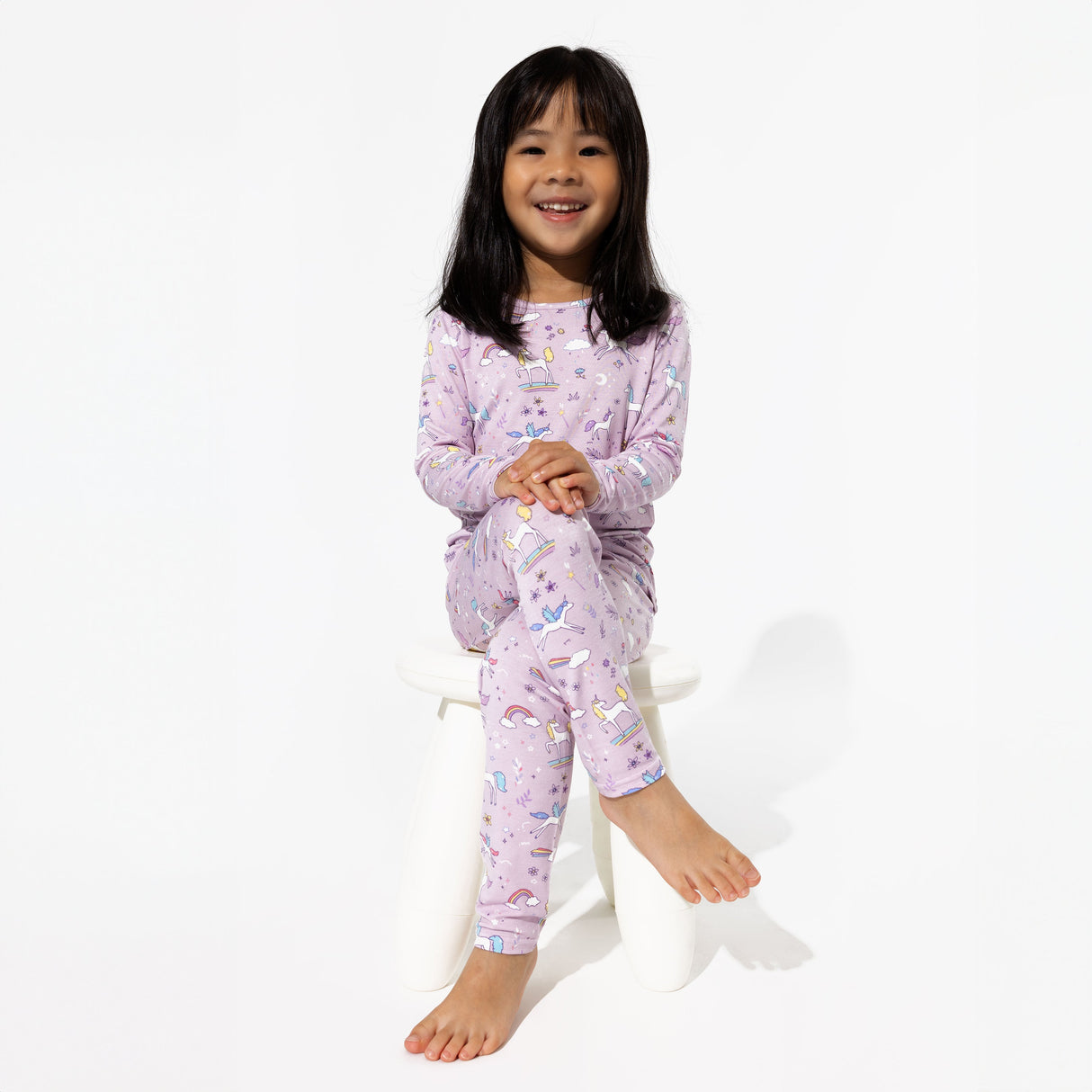 Enchanted Unicorn Bamboo Kids Pajamas - HoneyBug