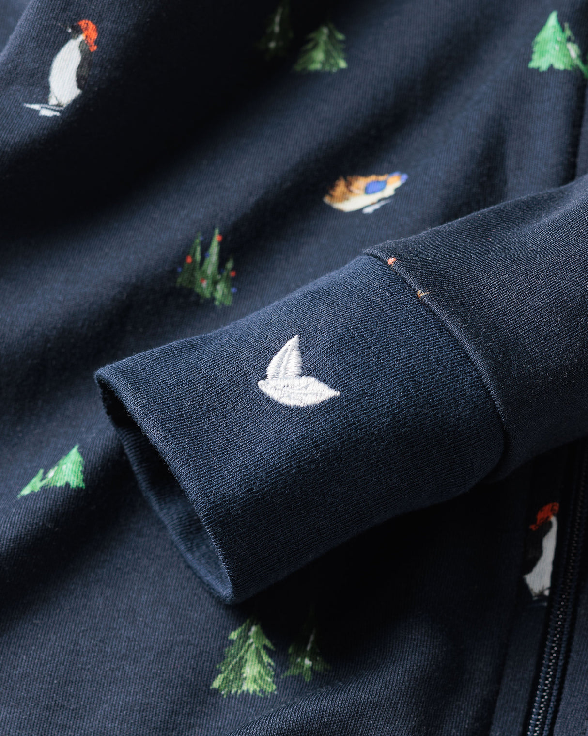 Kid's Pima Snug Fit Pajama Set in Arctic Antics - HoneyBug