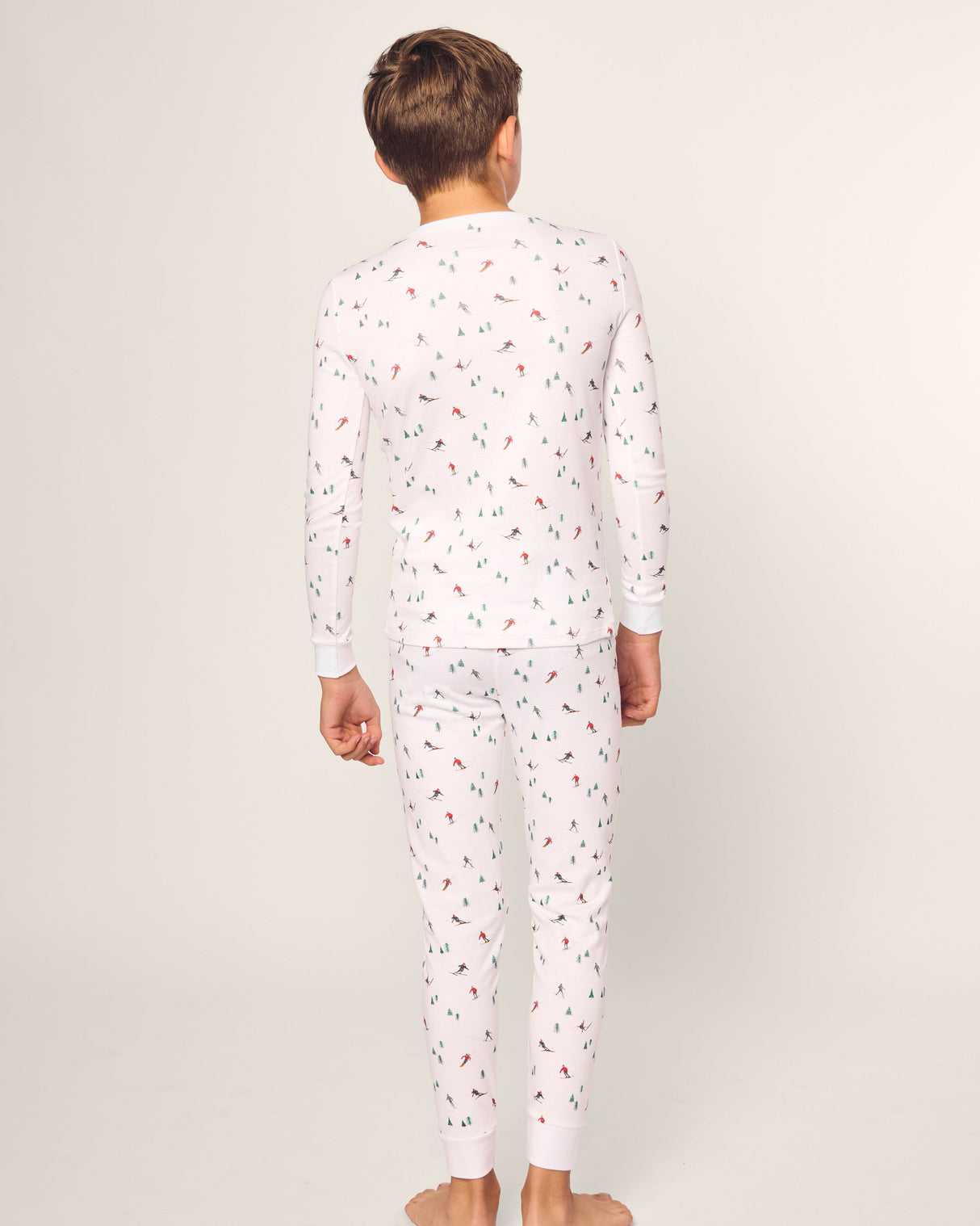 Kid's Pima Snug Fit Pajama Set in Après Ski - HoneyBug