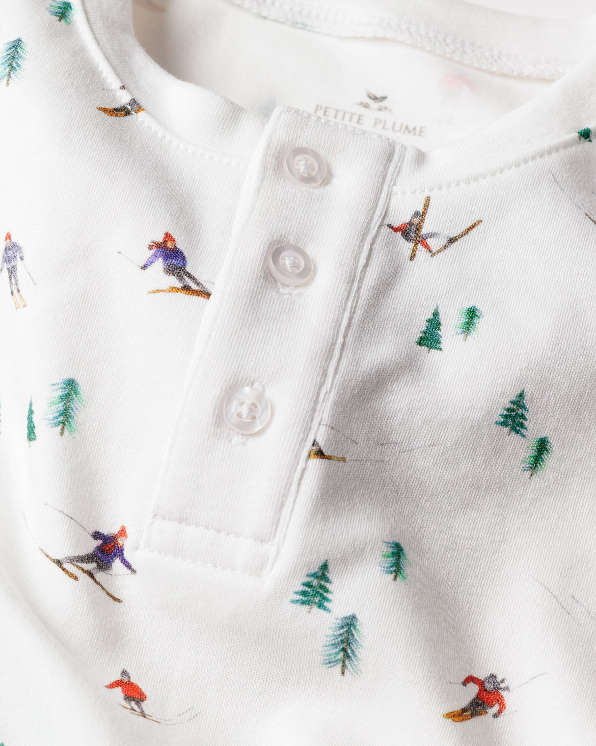 Kid's Pima Snug Fit Pajama Set in Après Ski - HoneyBug
