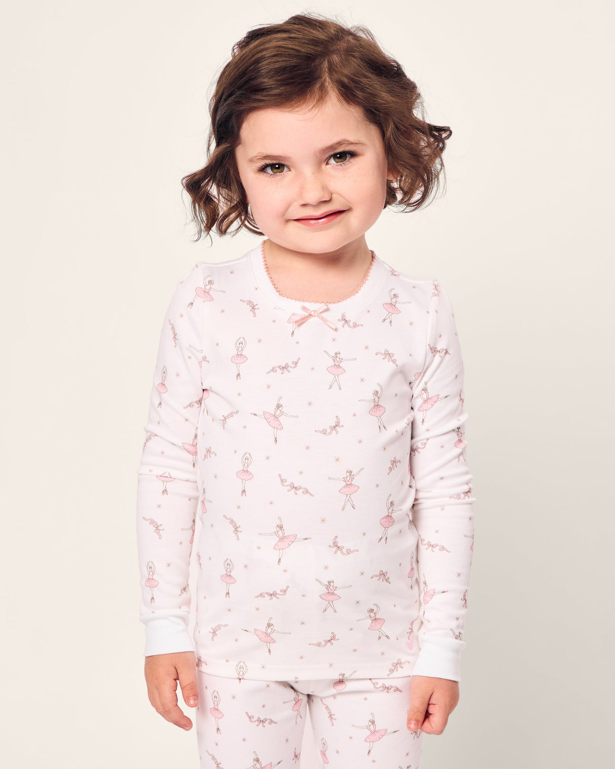 Kid's Pima Snug Fit Pajama Set in Sugar Plum Fairy - HoneyBug