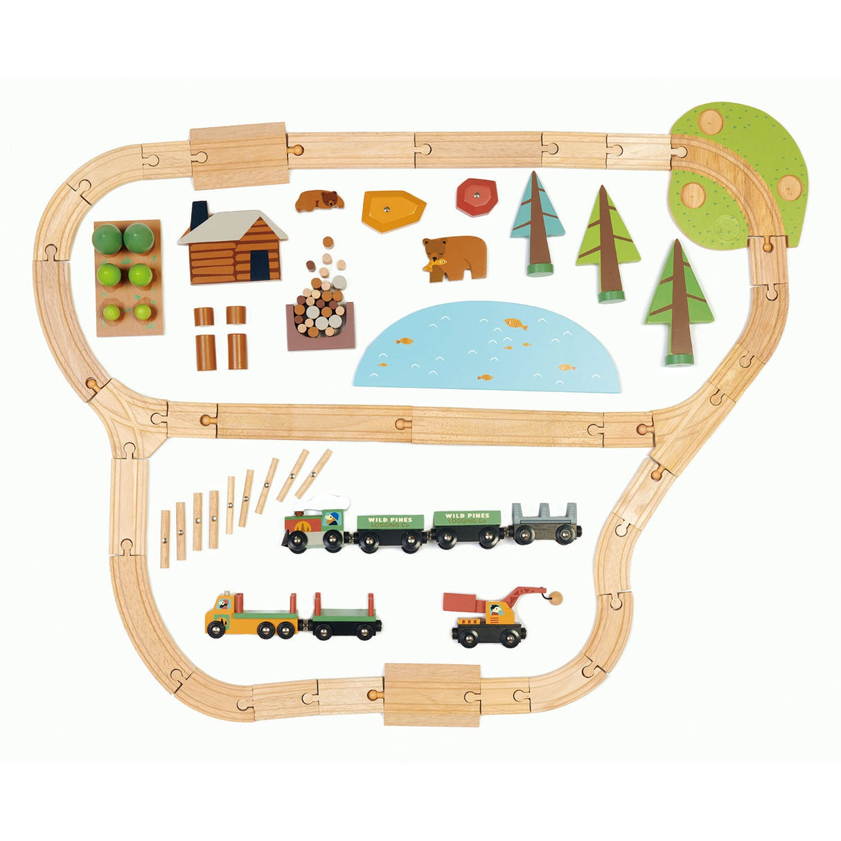 Wild Pines Train Set - HoneyBug