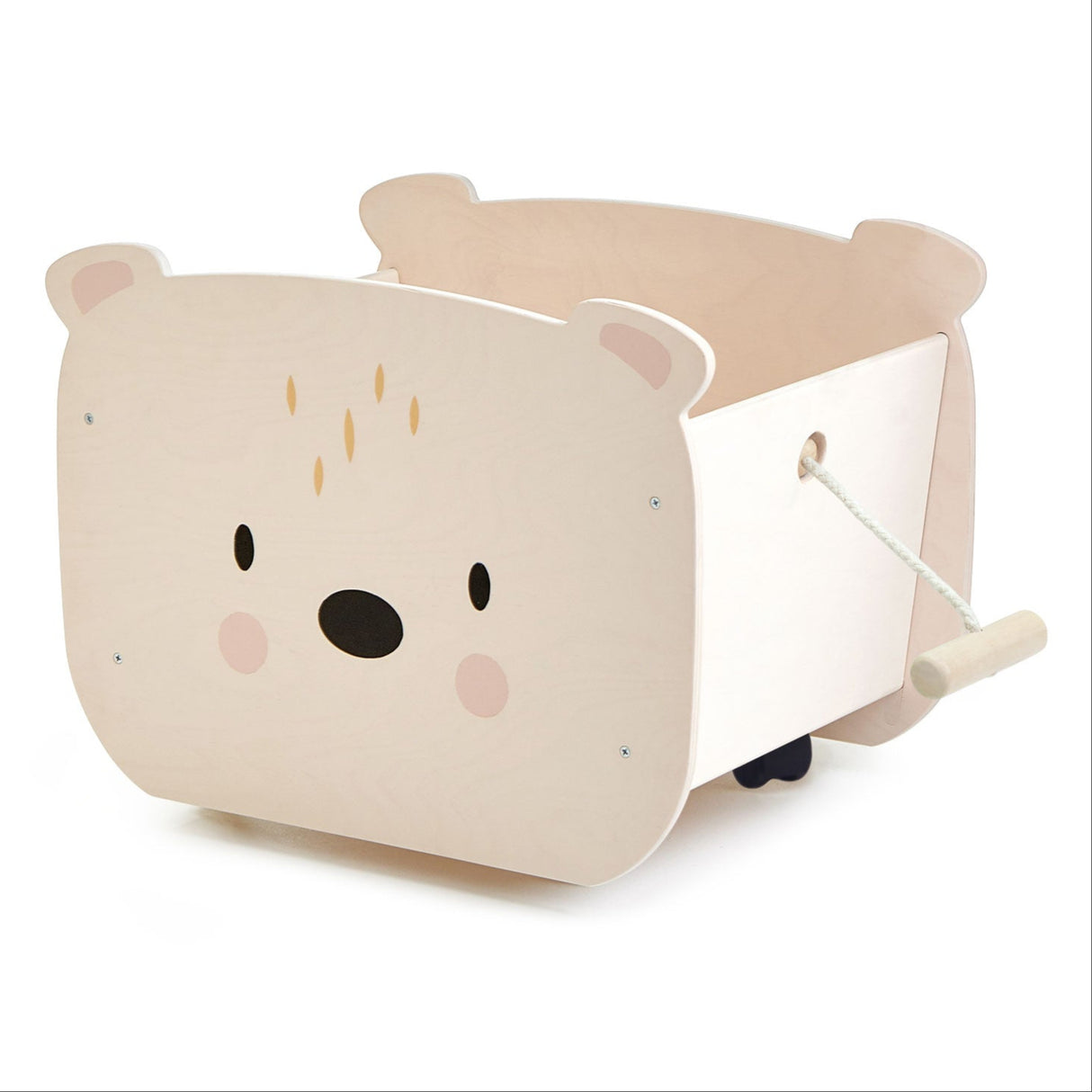 Pull Along Bear Cart - HoneyBug