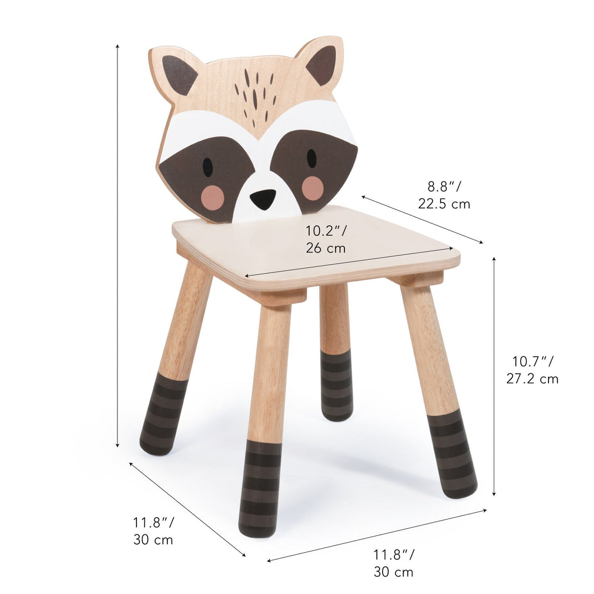 Forest Raccoon Chair - HoneyBug