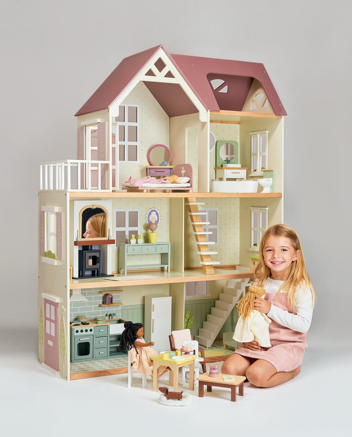 Lola Wooden Doll - HoneyBug