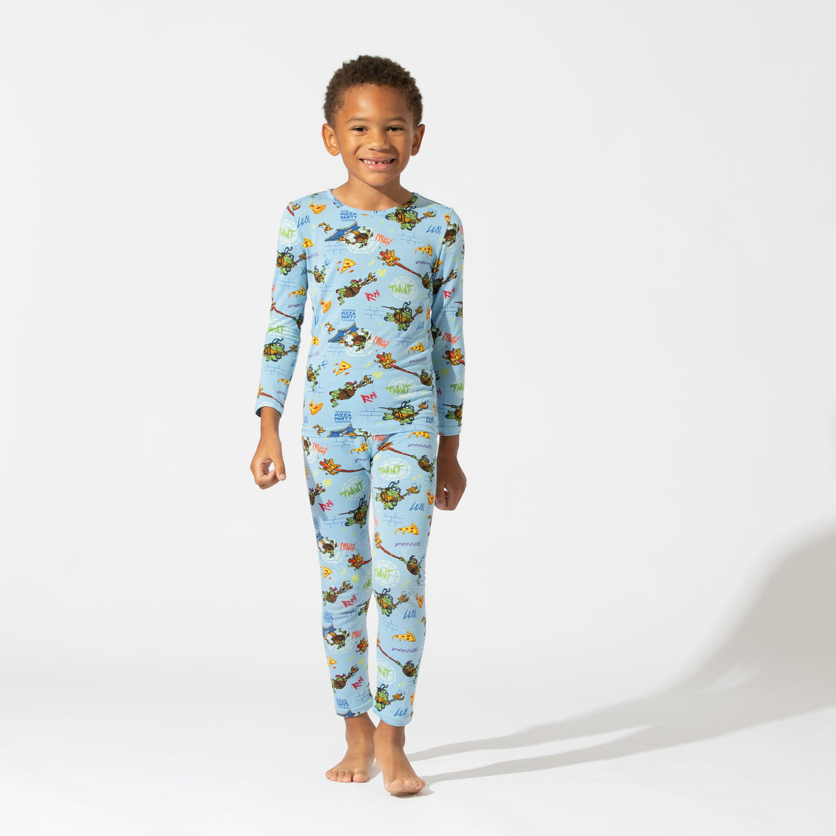Teenage Mutant Ninja Turtles: Mutant Mayhem Movie Bamboo Kids Pajamas - HoneyBug