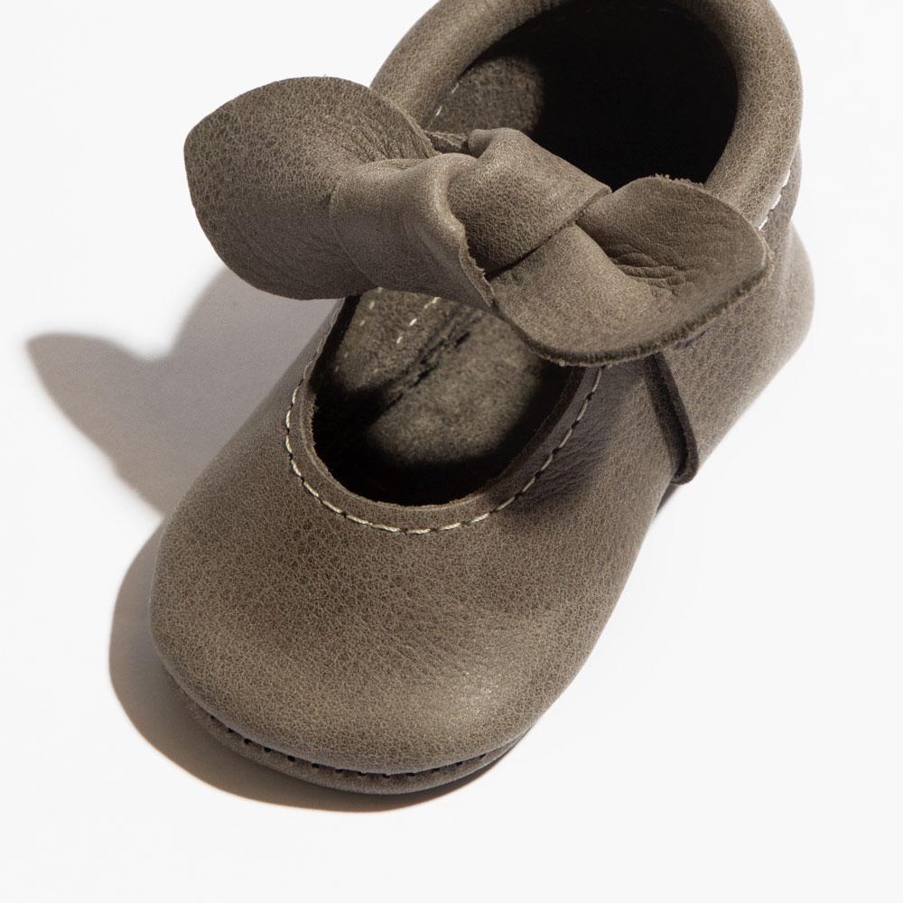 Timp Knotted Bow Baby Shoe - HoneyBug
