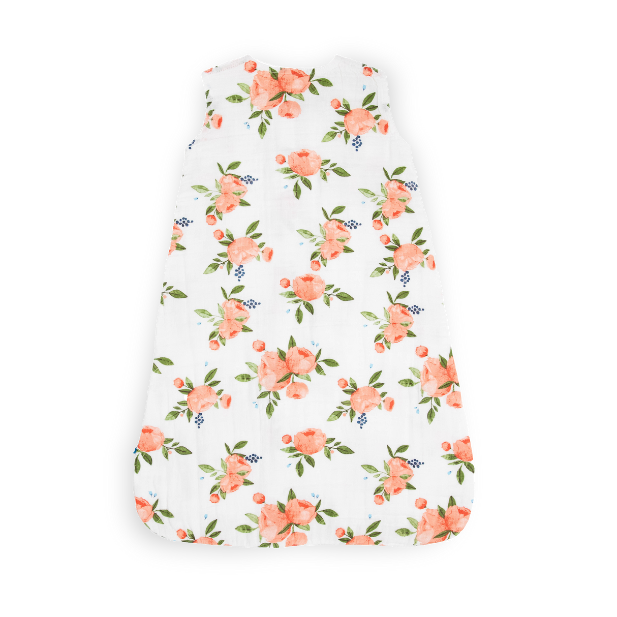 Cotton Muslin Sleep Bag - Watercolor Roses - HoneyBug