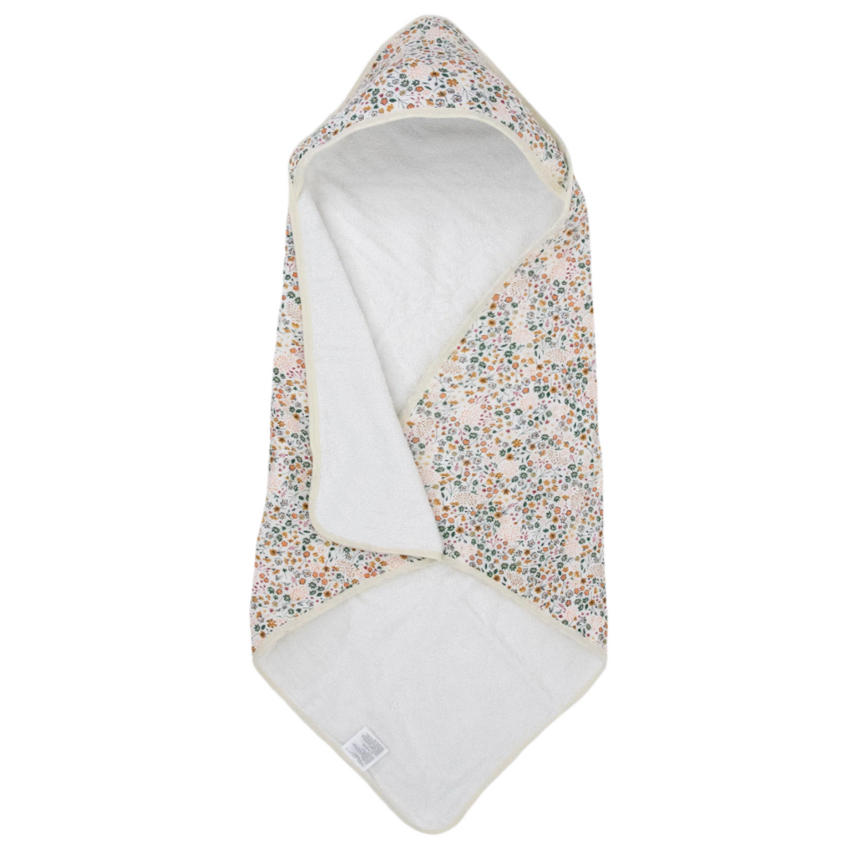 Infant Hooded Towel - Pressed Petals - HoneyBug