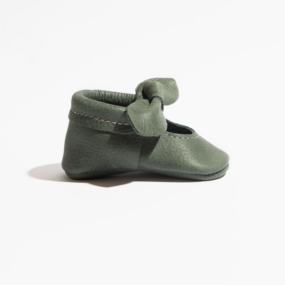 Uinta Knotted Bow Baby Shoe - HoneyBug