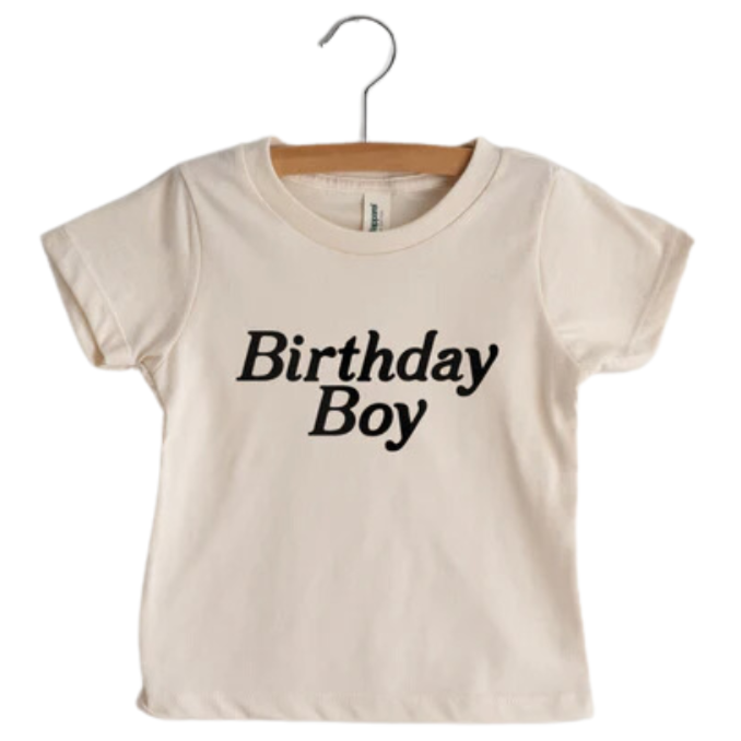 Birthday Boy Organic Kids Tee - HoneyBug