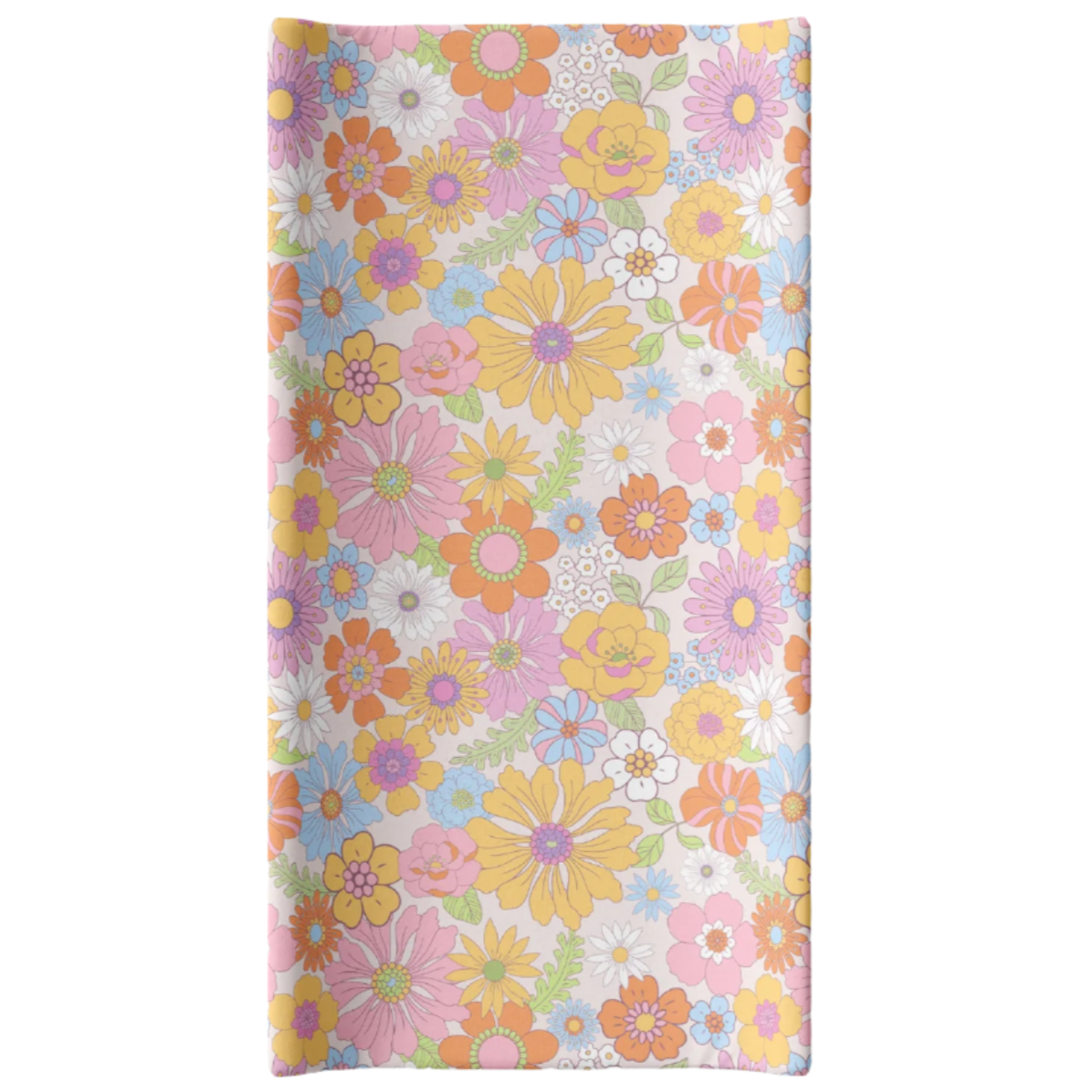 Changing Pad Cover - Retro Floral - HoneyBug