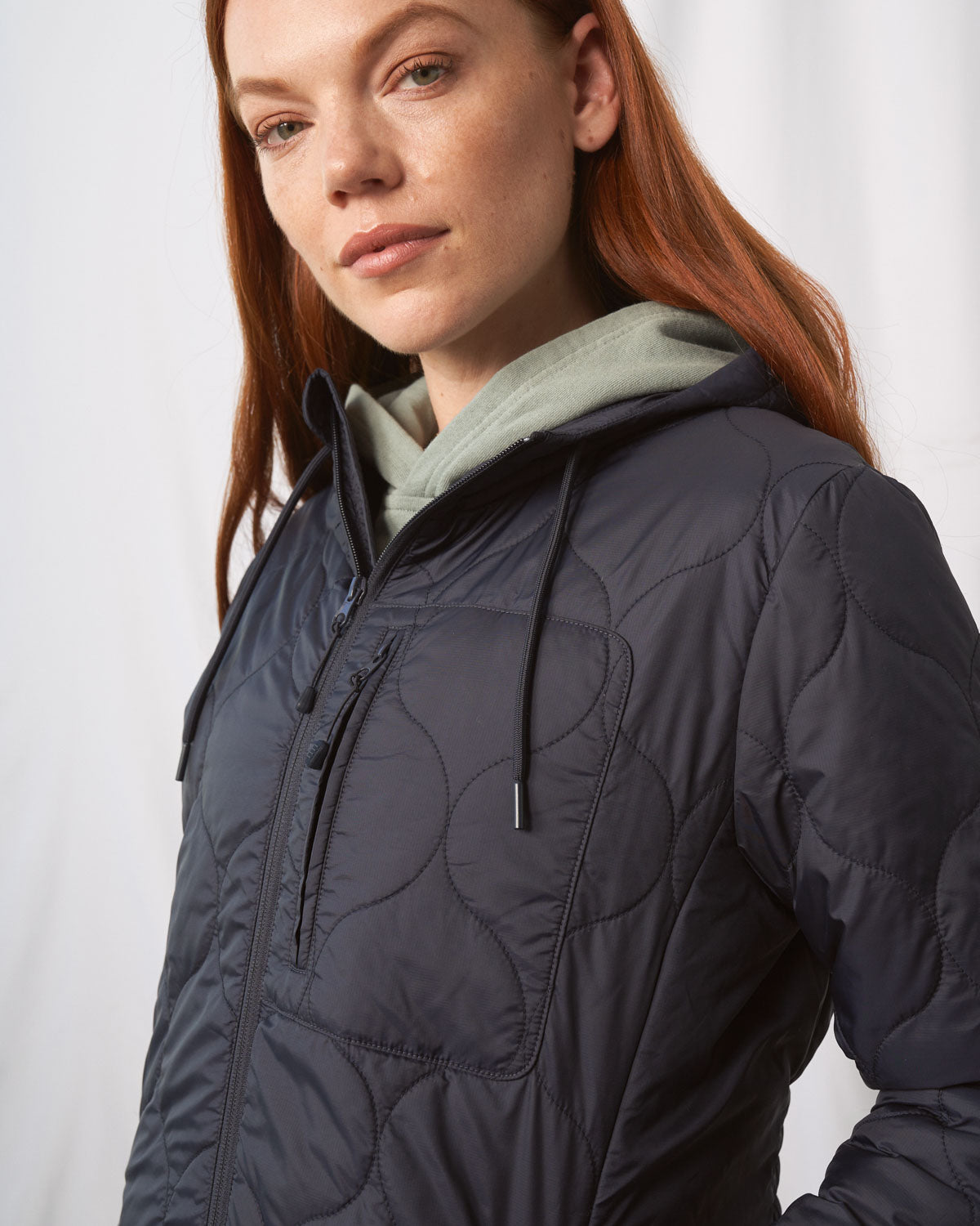 Bison Ultralight Long Liner Jacket - HoneyBug