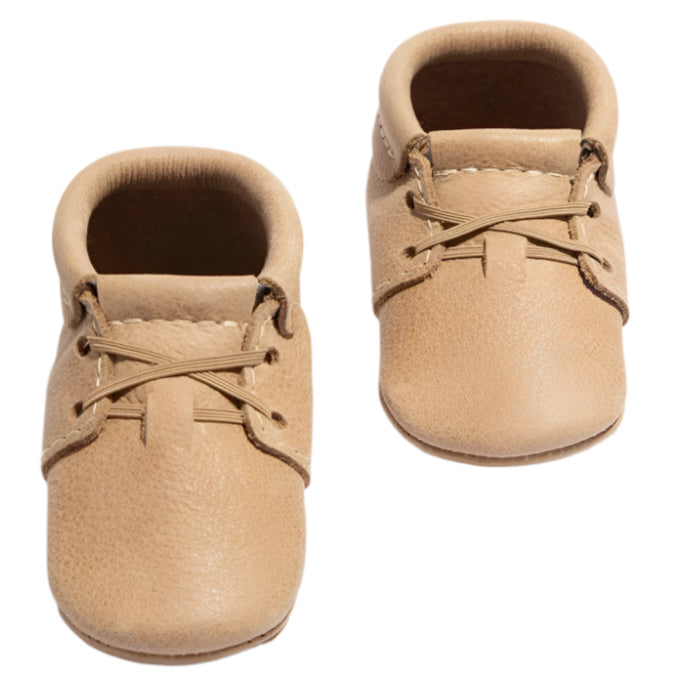Weathered Brown Oxford Baby Shoe - HoneyBug