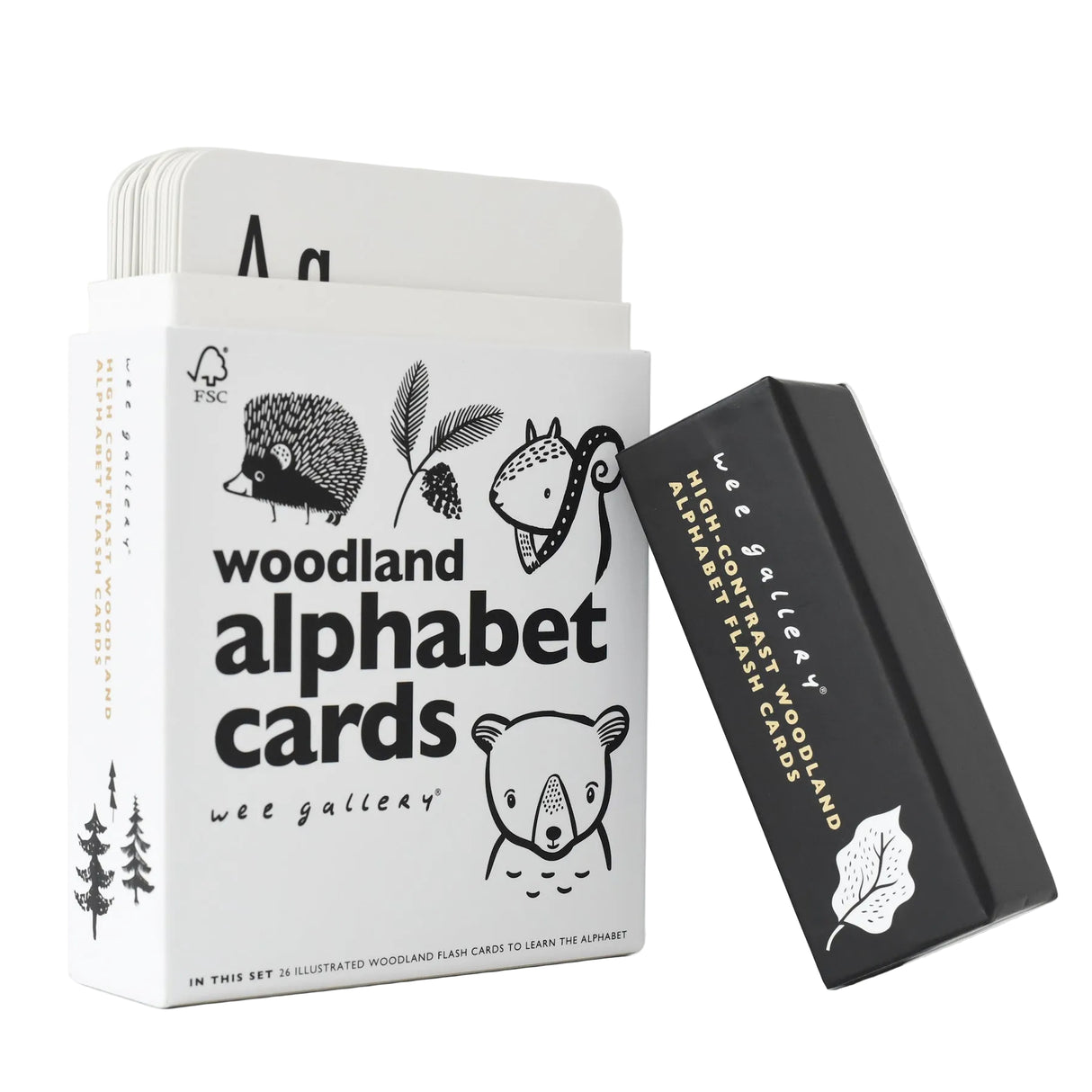 Woodland Alphabet Cards - HoneyBug