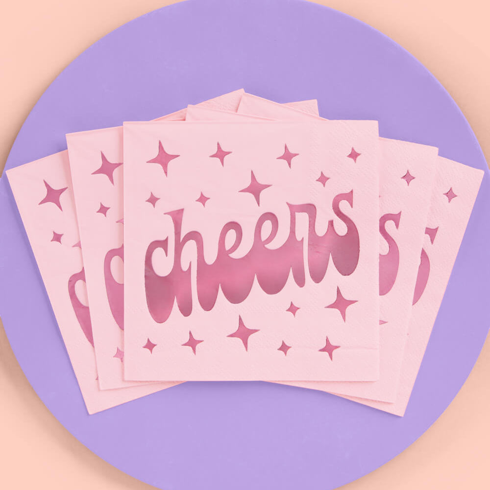 Cheers Napkins - 50 Foil Napkins