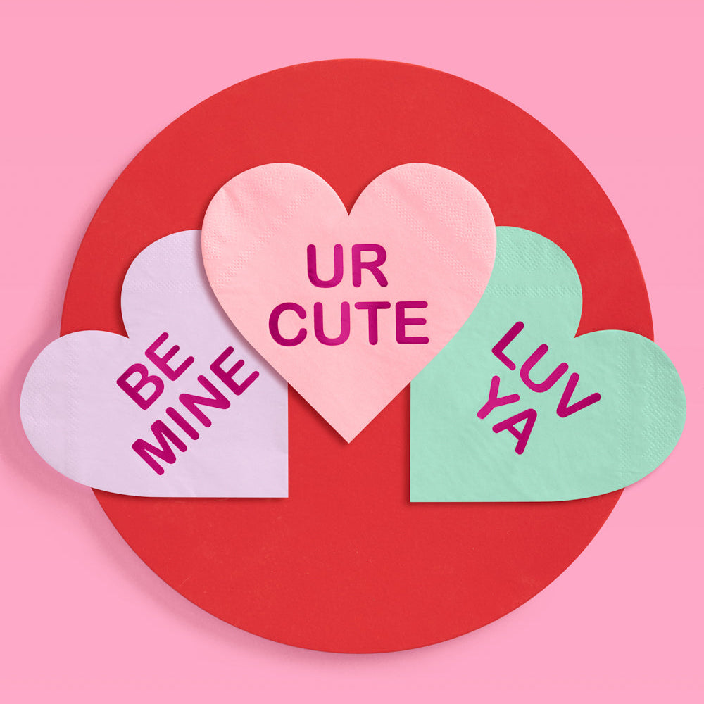 Be Mine Napkins - 24 3-ply napkins