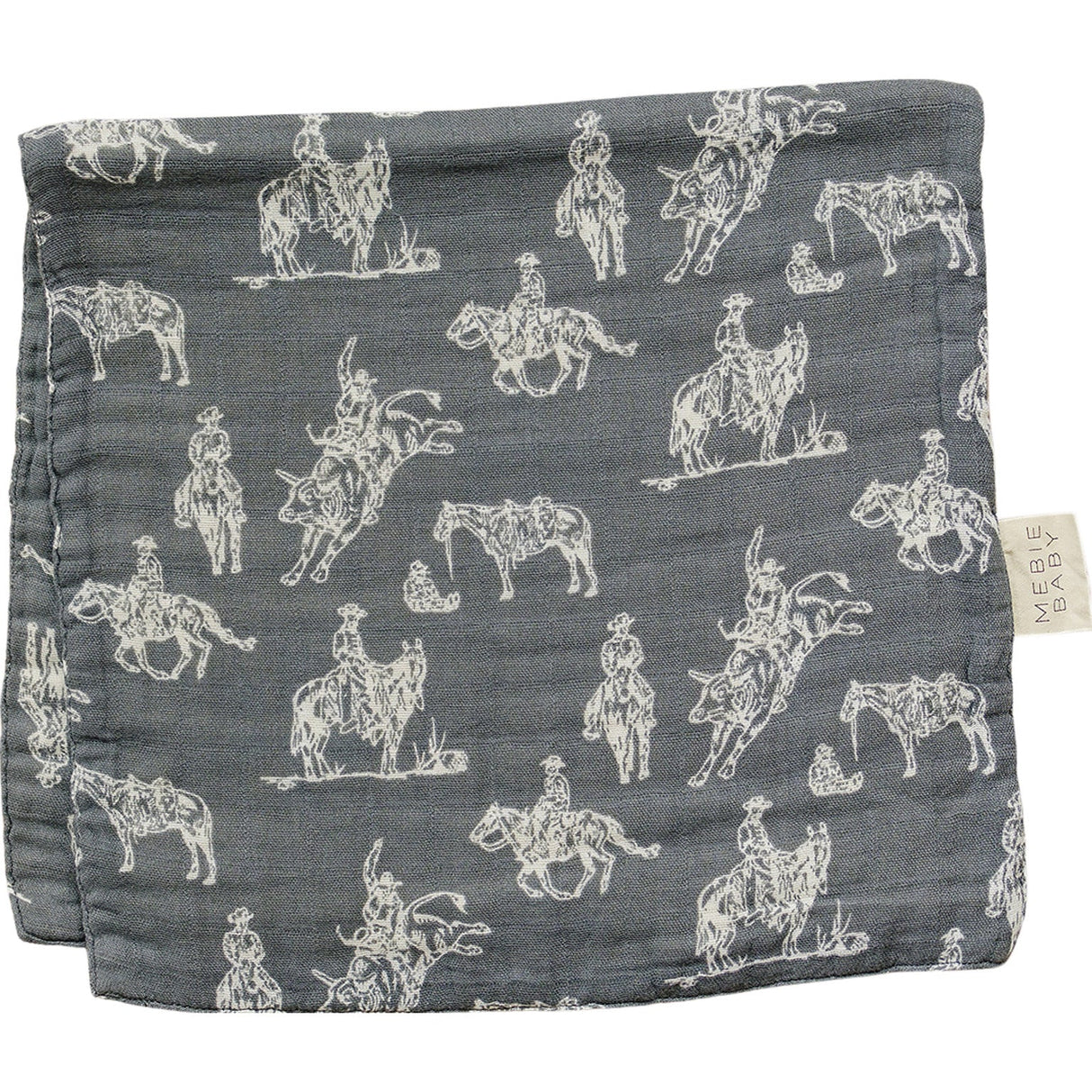 Wild West Muslin Burp Cloth - HoneyBug