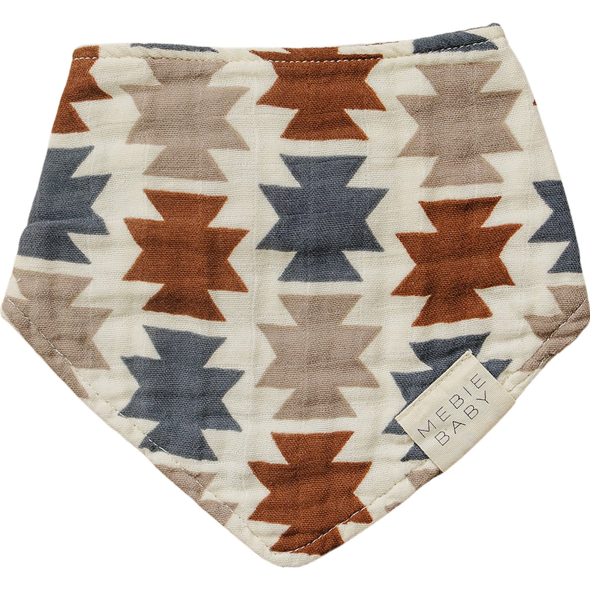 Western Aztec Muslin Bib - HoneyBug