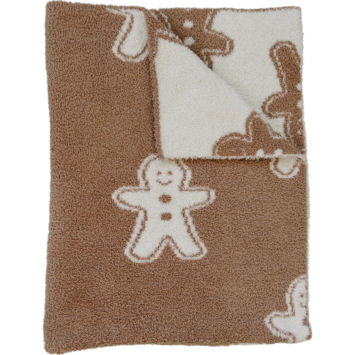 Gingerbread Plush Blanket - HoneyBug