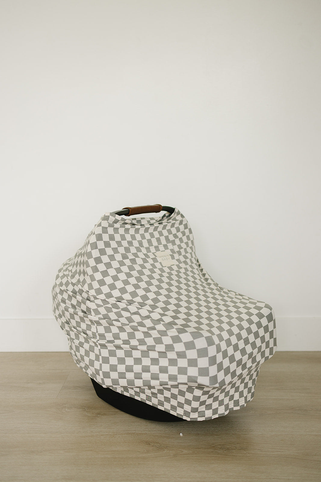 Light Green Checkered Bamboo Multi-Use Cover - HoneyBug