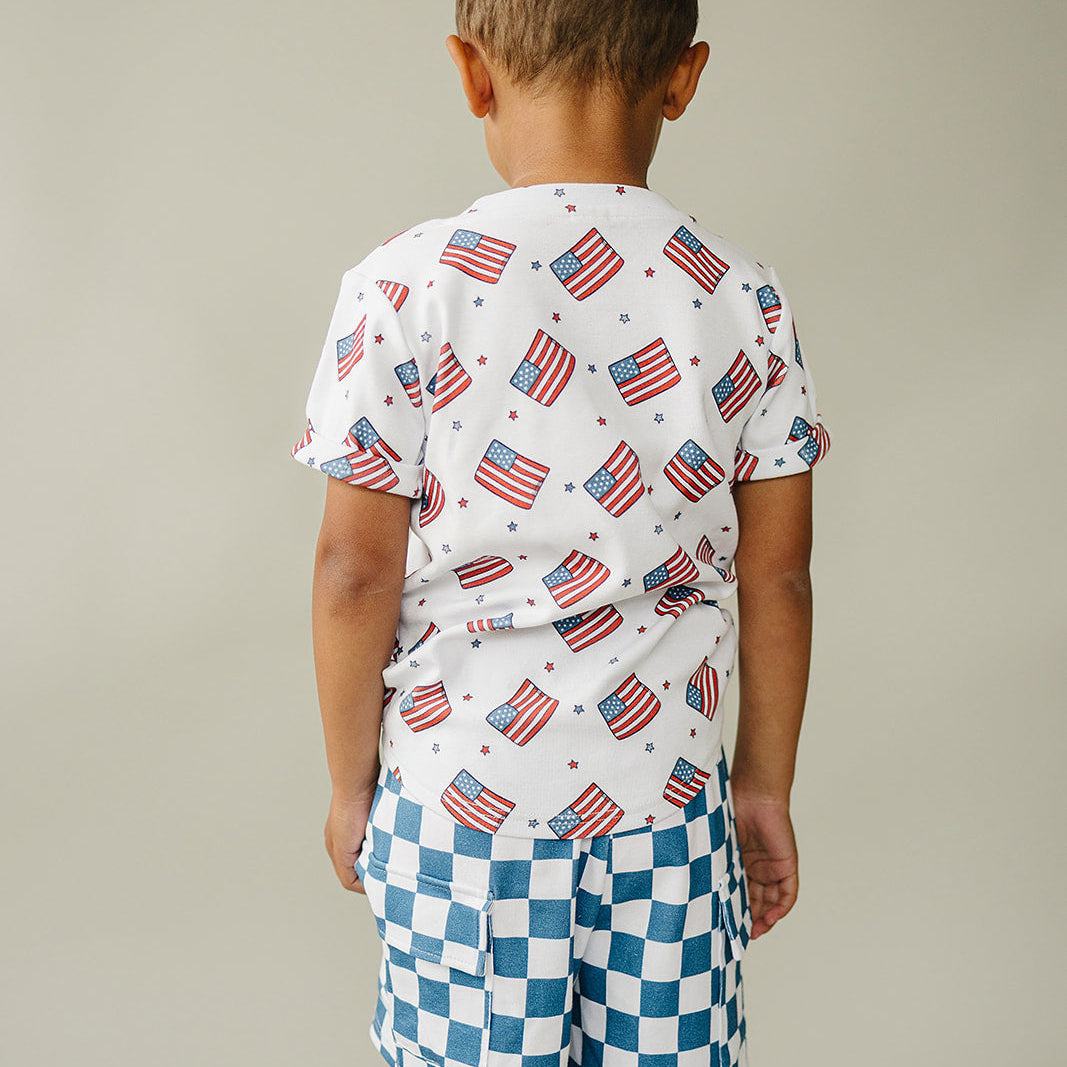 Cargo Shorts Set | Patriotic Vibes