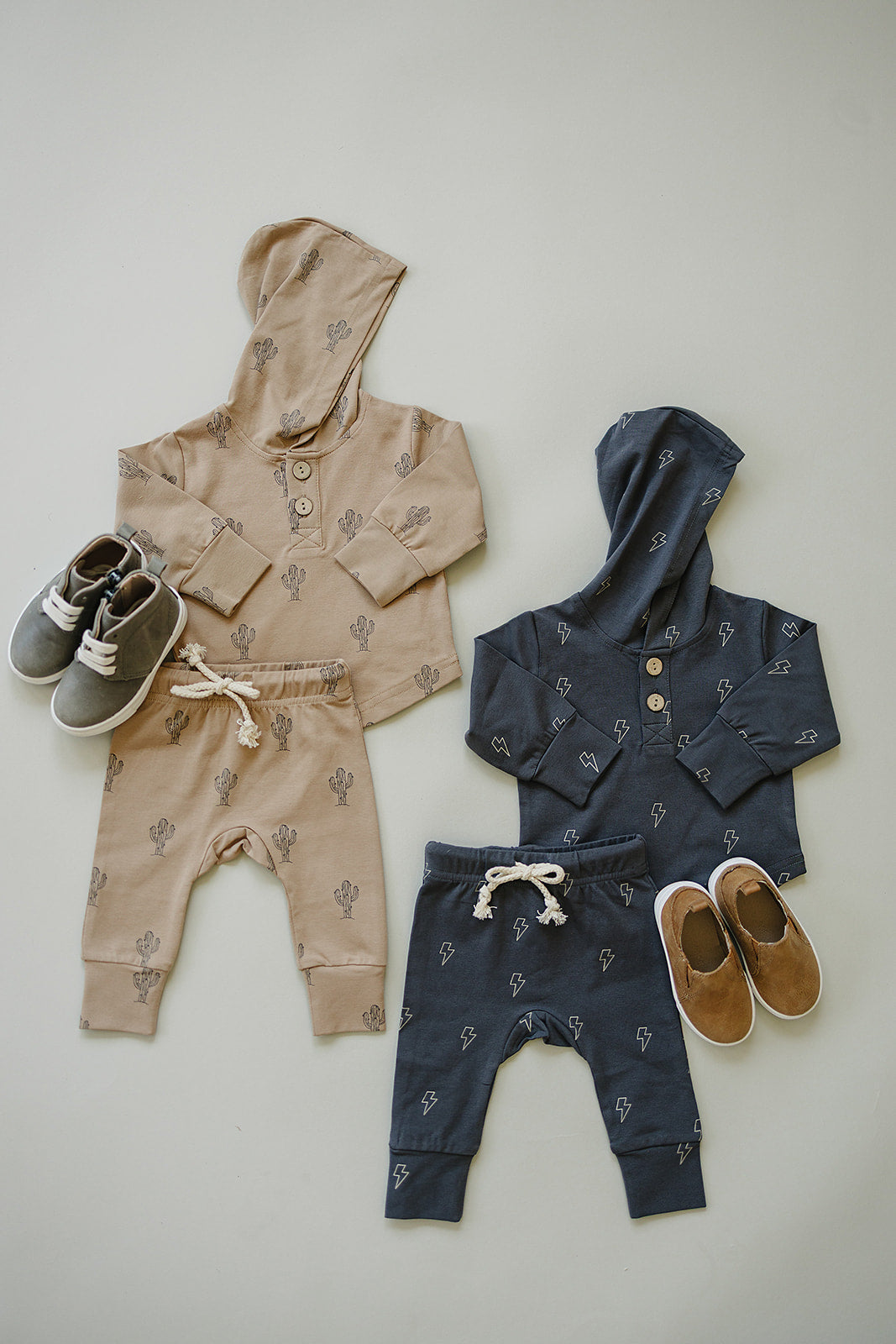 Cactus Hooded Set - HoneyBug