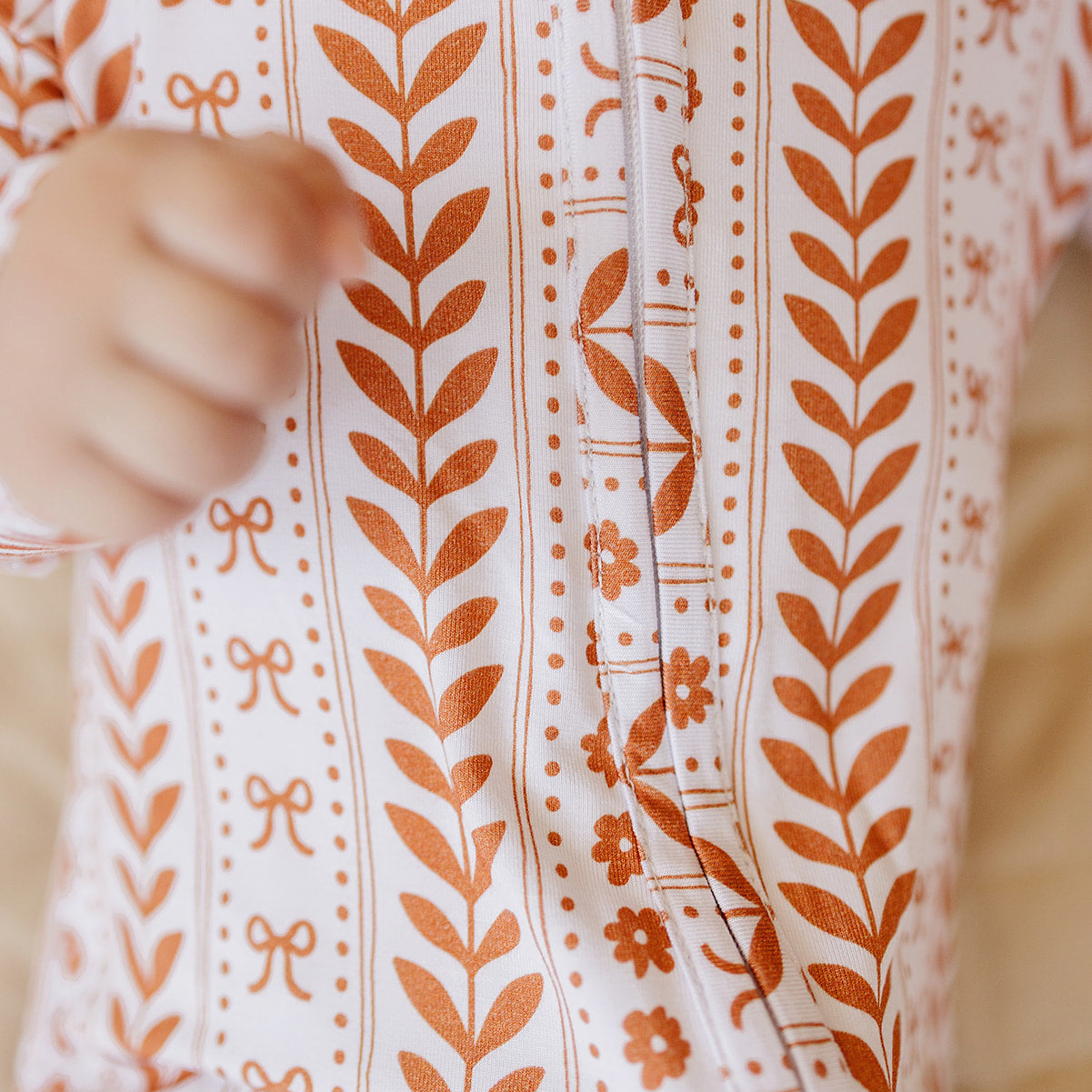 Bamboo Zip Romper | Boho Daisy