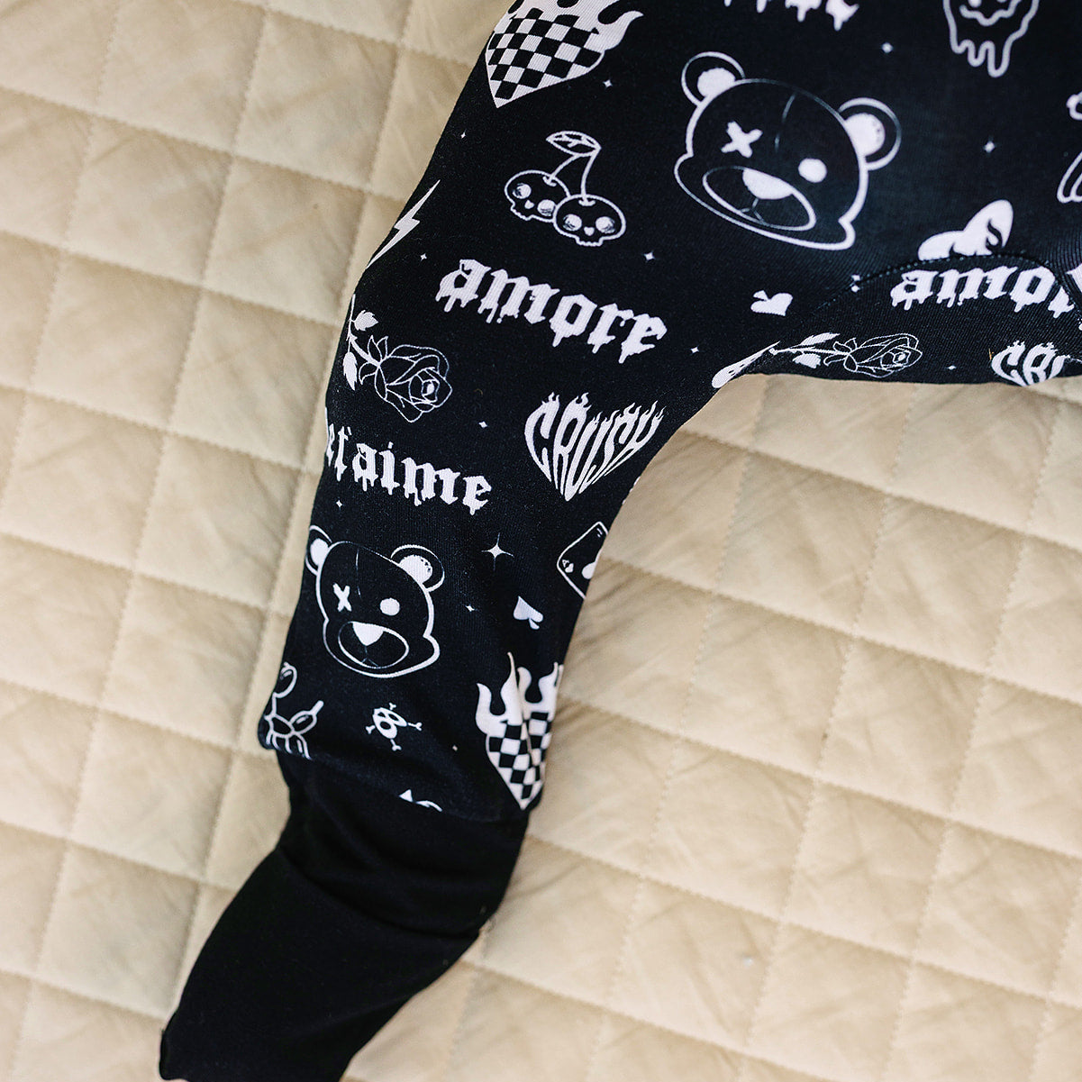 Bamboo Zip Romper | Wild Heart