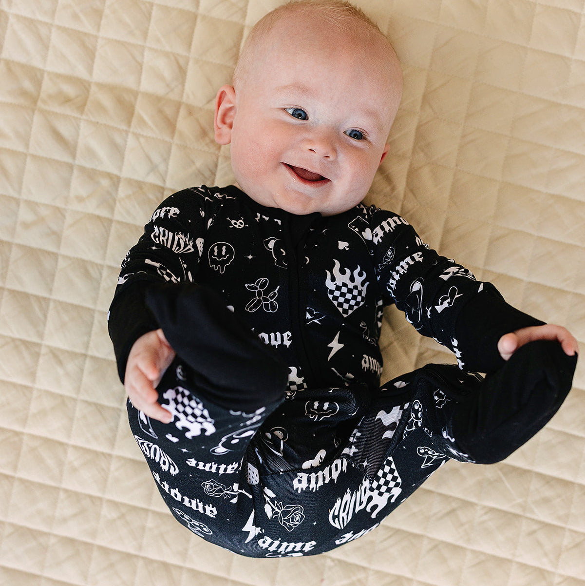 Bamboo Zip Romper | Wild Heart