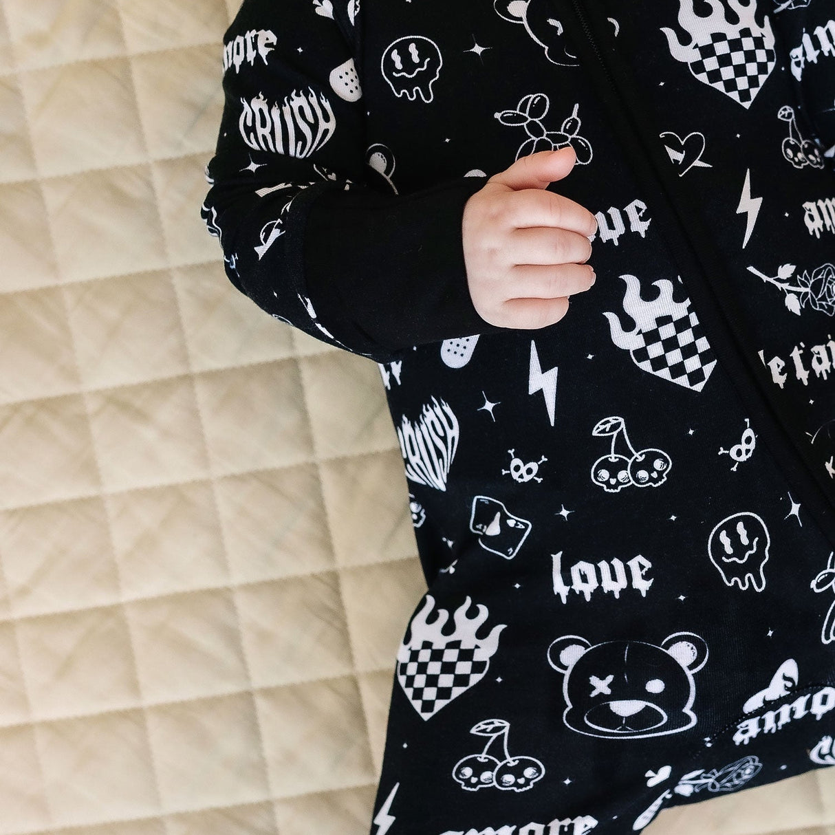 Bamboo Zip Romper | Wild Heart