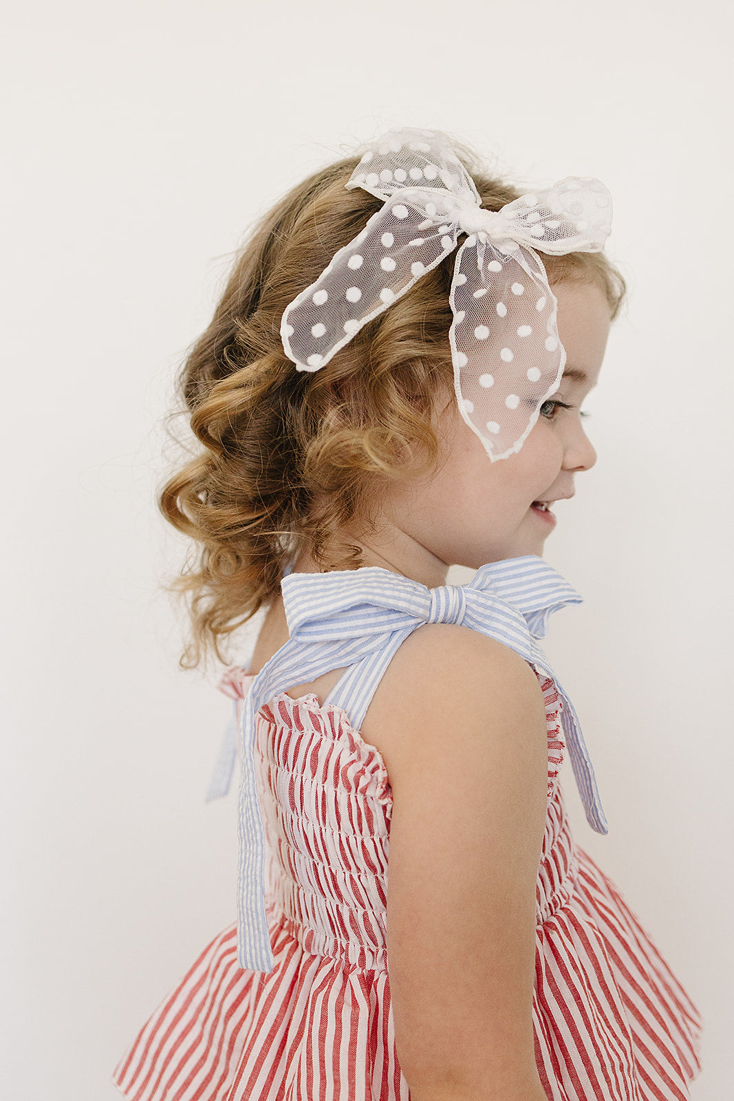 Stripe Ruffle Dress - HoneyBug