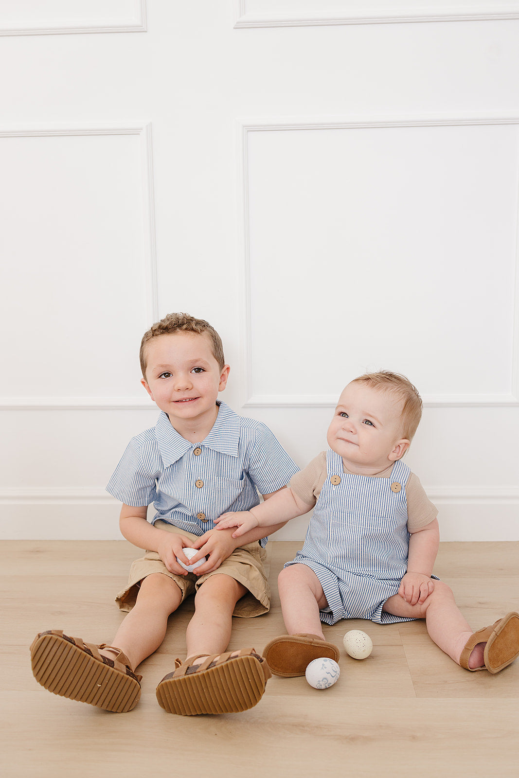 Blue Stripe Button Up Pocket Shirt