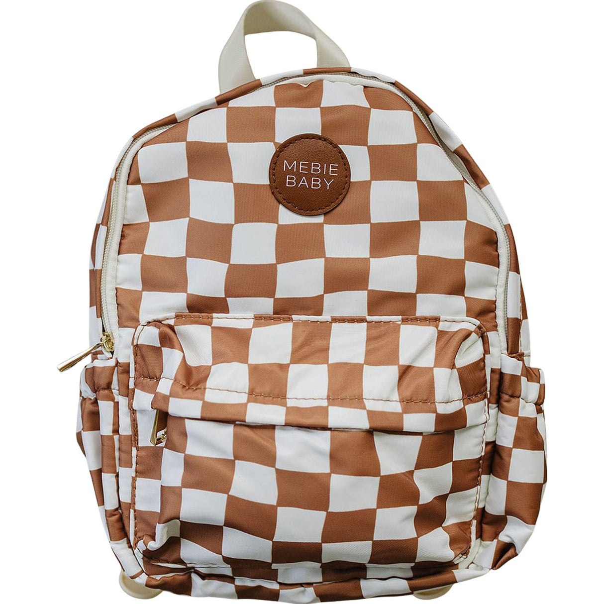 Rust Wavy Checkered Mini Backpack - HoneyBug