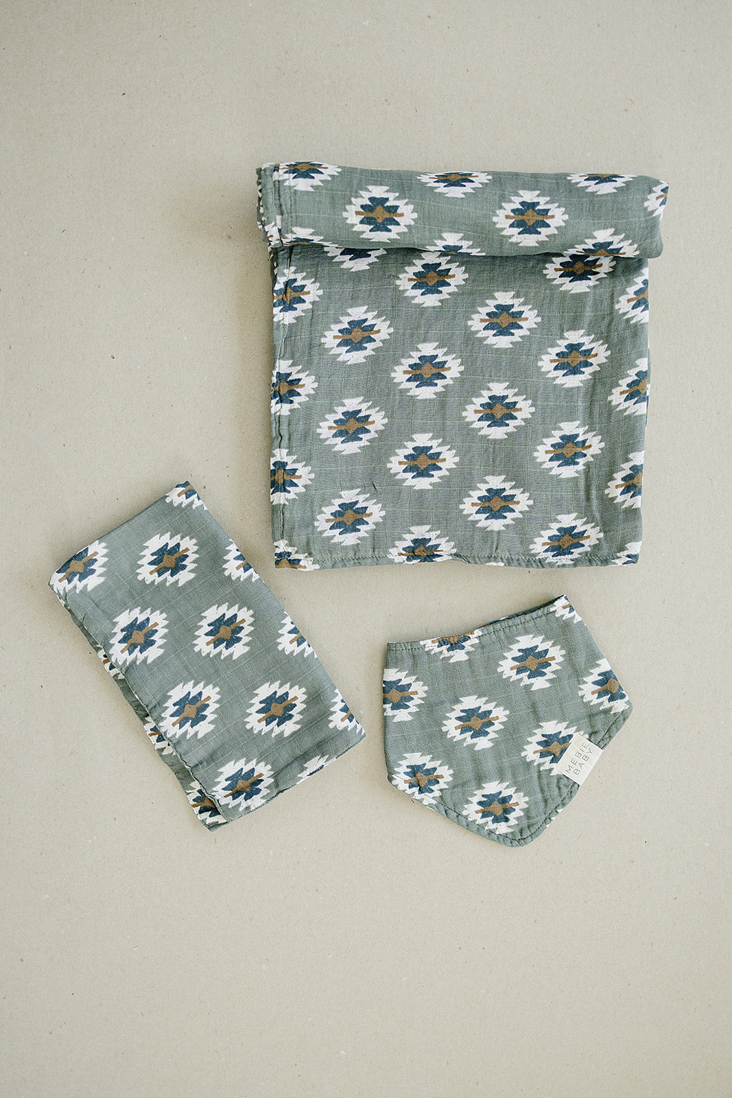 Southwest Aztec Muslin Swaddle Blanket - HoneyBug