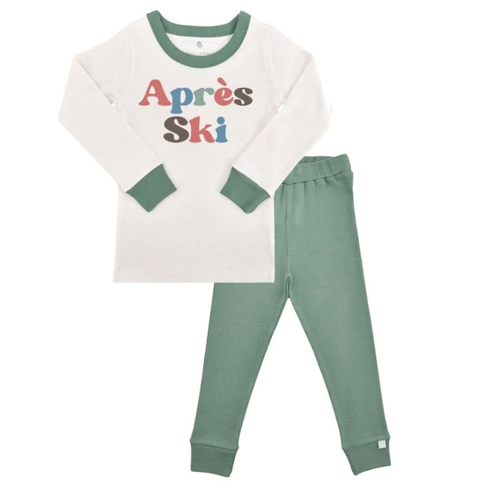 pajamas | apres ski green - HoneyBug