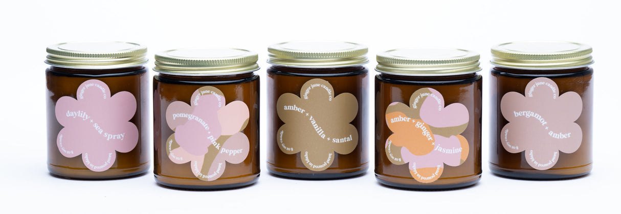 Tobacco + Citrus + Honey • 9 oz Soy Candle - HoneyBug