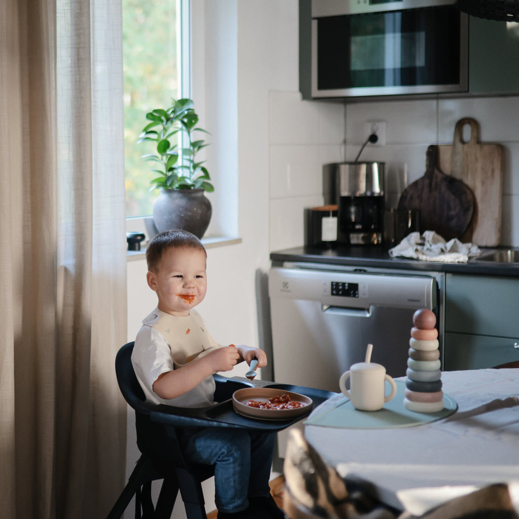 Silicone Baby Bib - Dinosaurs - HoneyBug