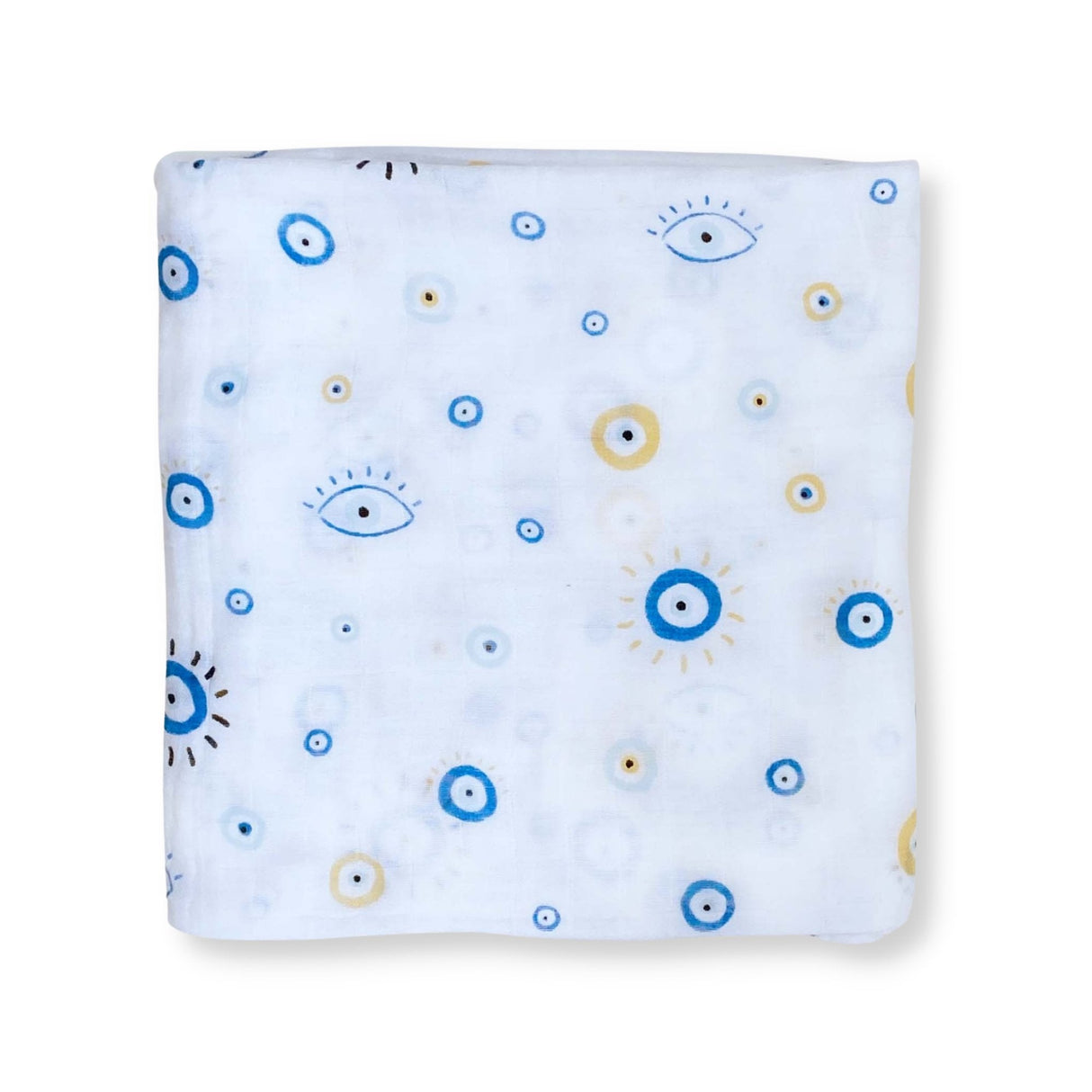Bamboo Muslin Swaddle Blanket in Baby Ballers - HoneyBug